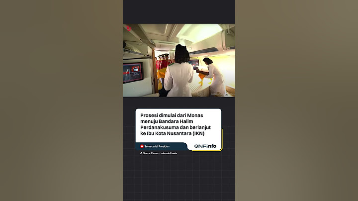 Prosesi duplikat Bendera Pusaka Merah Putih & Teks Proklamasi diterbangkan ke Ibu Kota Nusantara