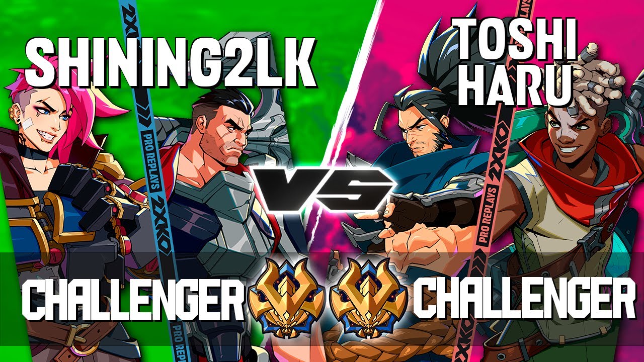 2XKO ▱ SHINING2LK (Darius-Vi) vs 2WINZ TOSHI - HARU (Yasuo-Ekko