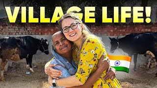 INDIAN HUSBAND Takes His FOREIGNER WIFE To His PIND | Last Day in Punjab Vlog 2023