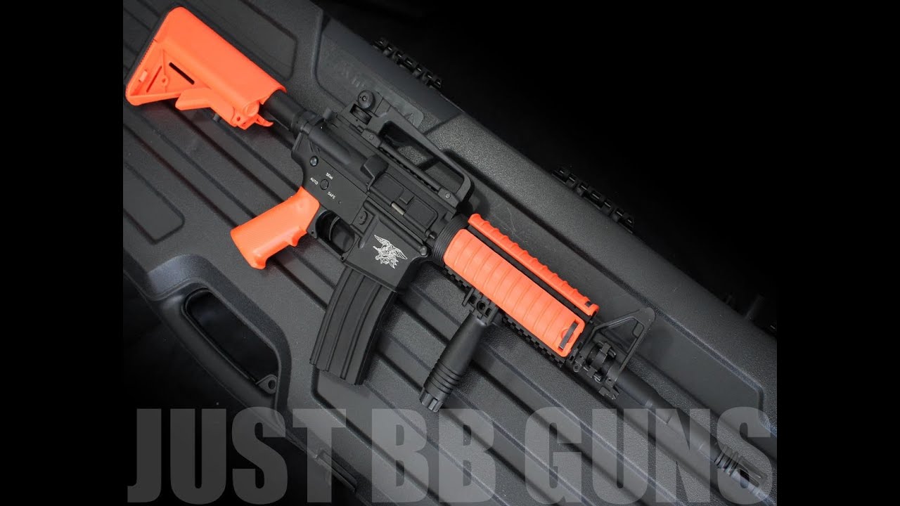 SRC RIS M4 AIRSOFT GUN - YouTube