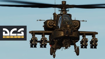 AH 64D Apache Is Beautiful | Flying Over Caucasus | DCS World