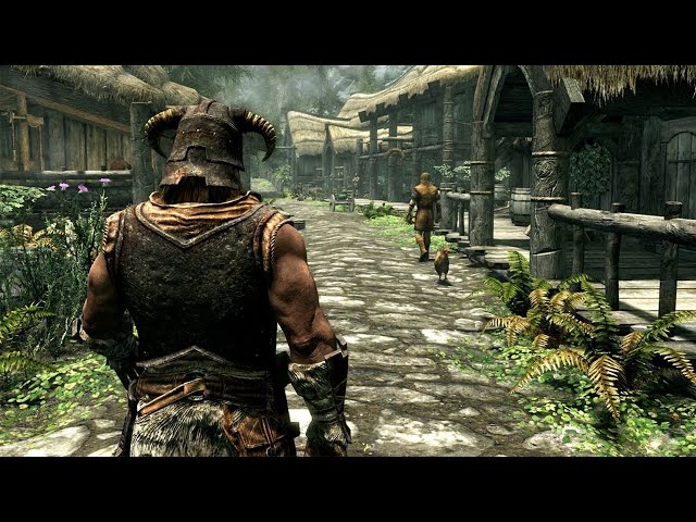 5 Minutes of Skyrim Nintendo Switch Gameplay - PAX 2017 - YouTube