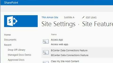6. Content Organizer | 1. How to activate the Content Organizer site feature