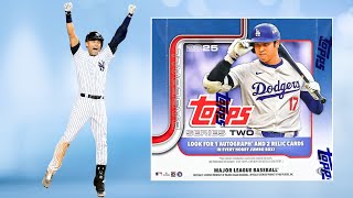 NUMBERED CARDS MYSTERY | 2025 TOPPS SERIES 2 JUMBO BOX