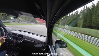 Abarth 695 Biposto Trackday Spa Francorchamps
