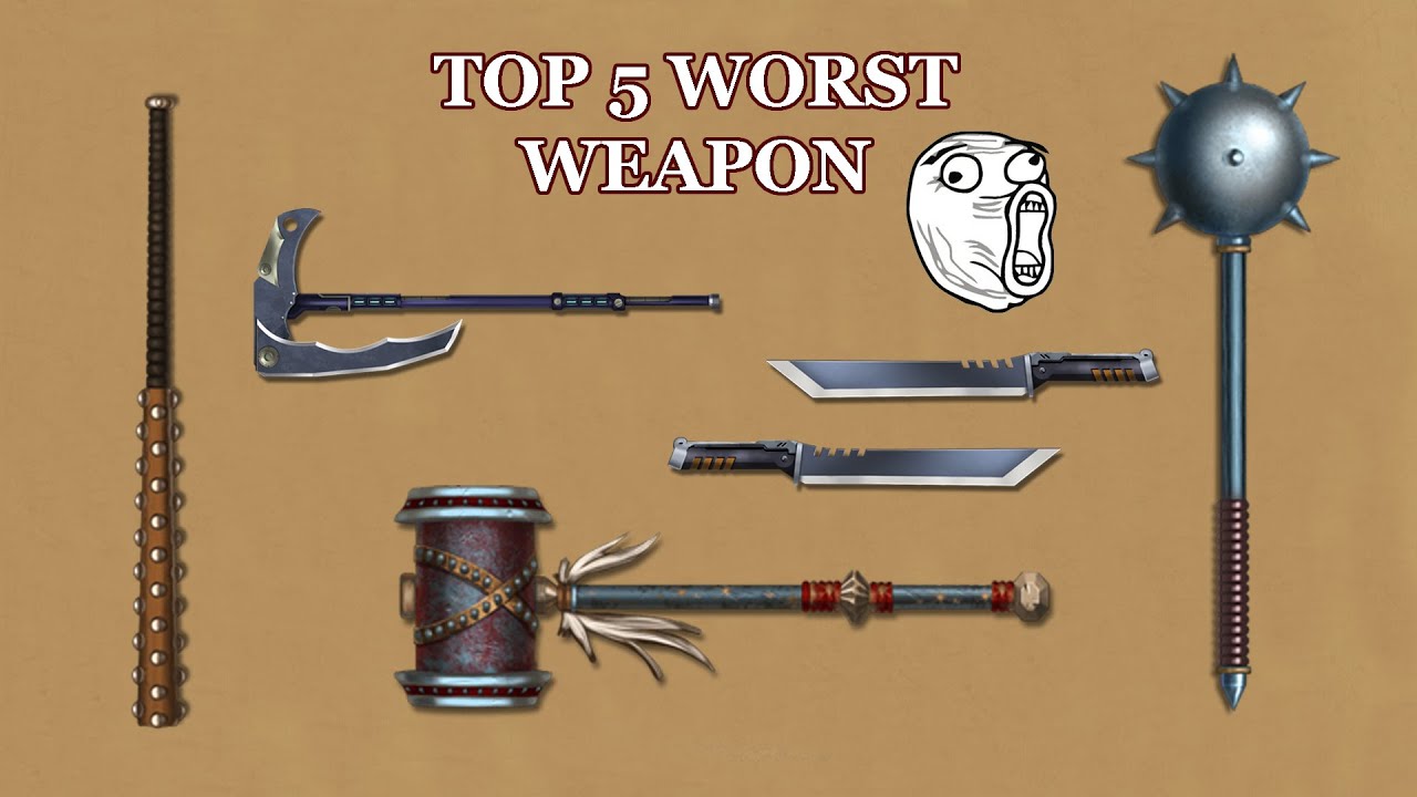 Shadow Fight 2 || TOP 5 WORST WEAPON 「iOS/Android Gameplay」 - YouTube