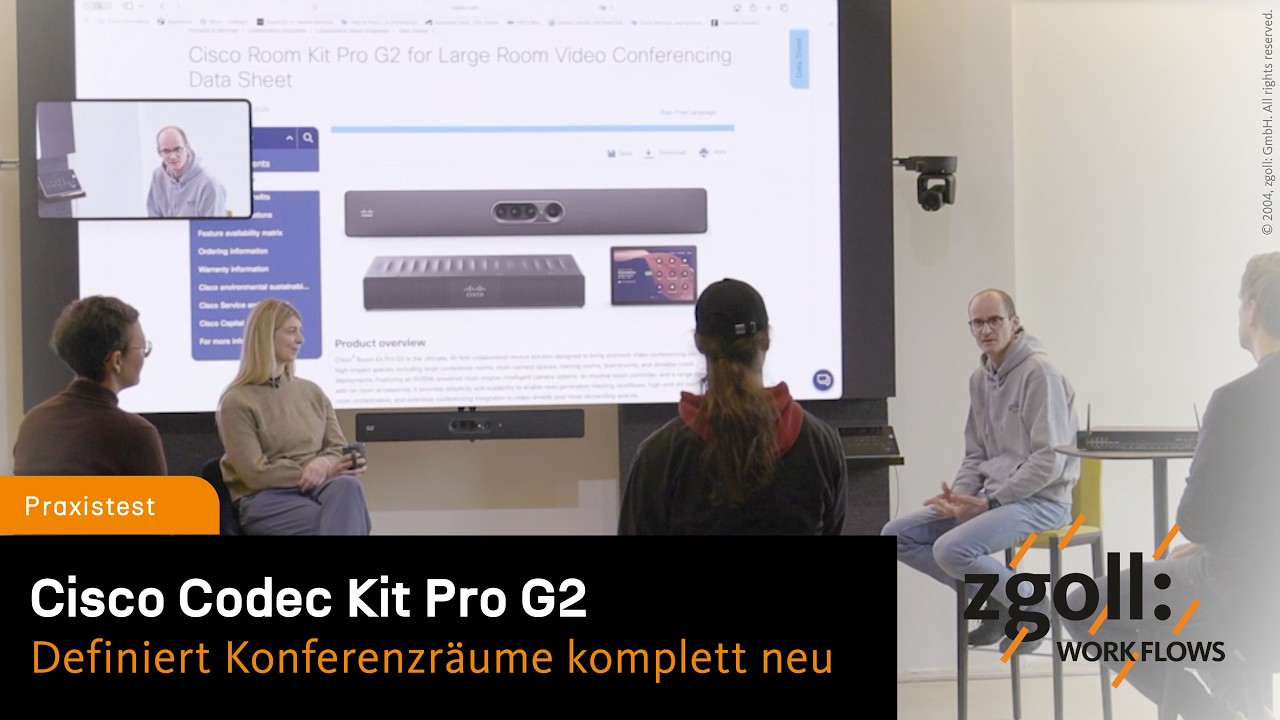 Praxistest des Cisco Codec Kit Pro G2 - Produktneuheit 2026 - YouTube