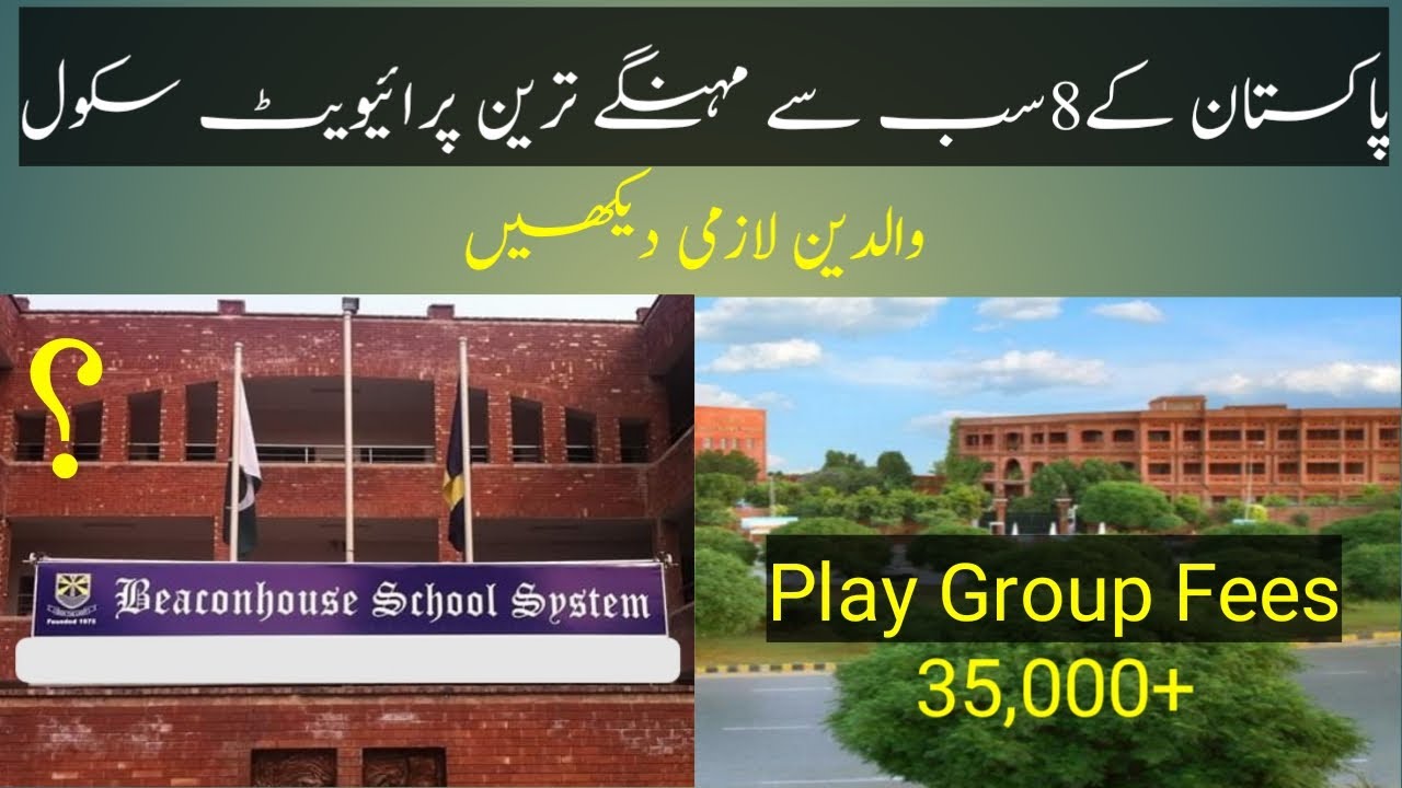 8 Most Expensive Private School Of Pakistan In 2020 YouTube
