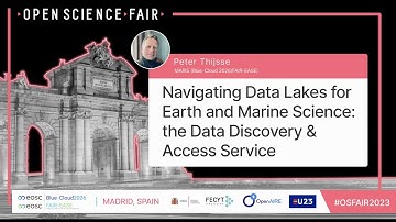 Navigating Data Lakes for Earth & Marine Science: The DD&AS | Peter Thijsse @ OSFAIR 2023