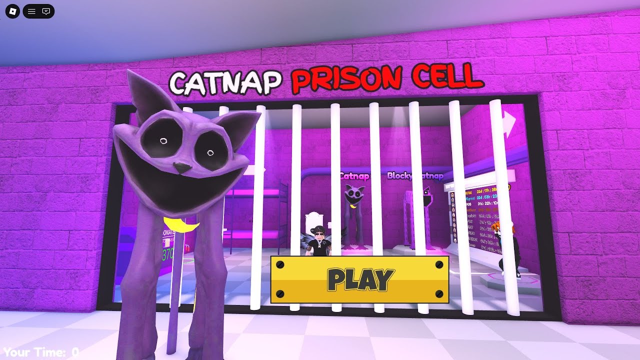 🐾 Cat Prison Training Arena | Poppy Playtime 😈🎮 