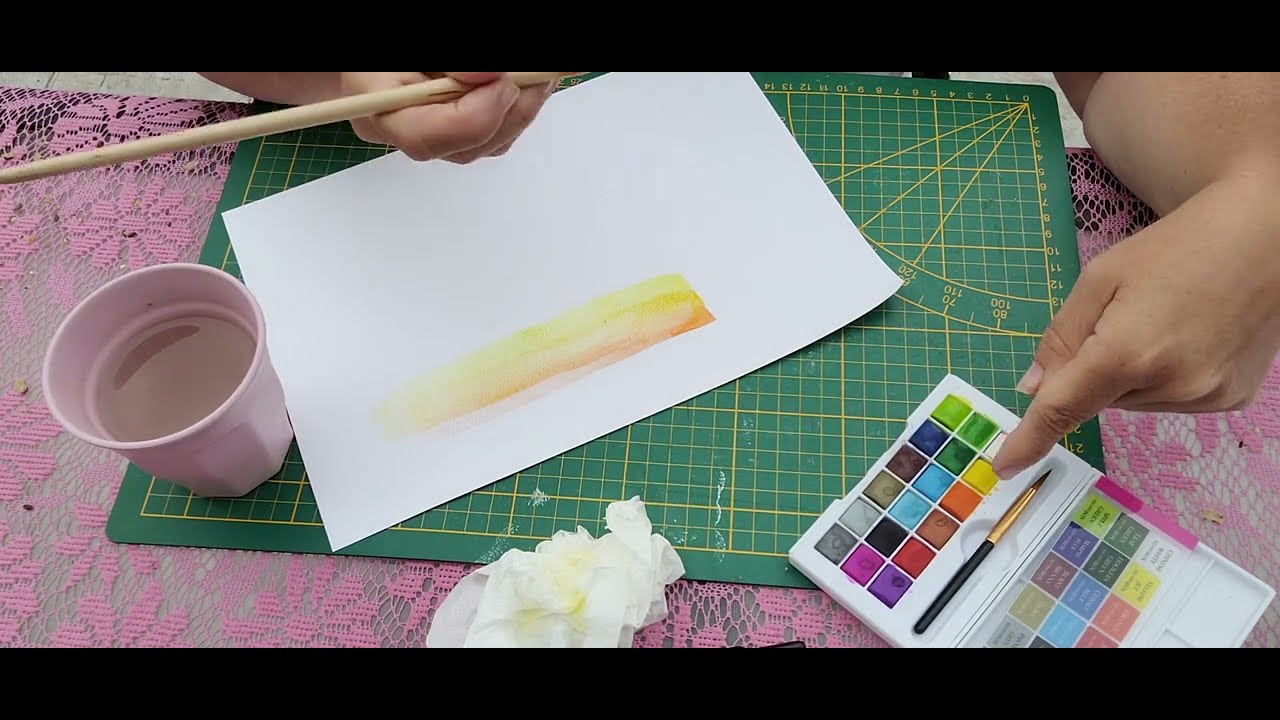 test : la palette aquarelle ACTION