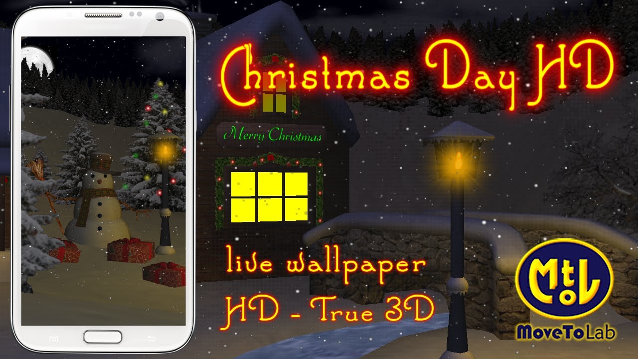 Christmas Day HD Live Wallpaper