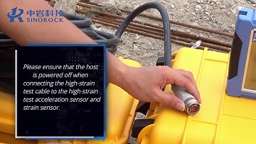 RSM PDTB pile dynamic analyzer on site operation guidance