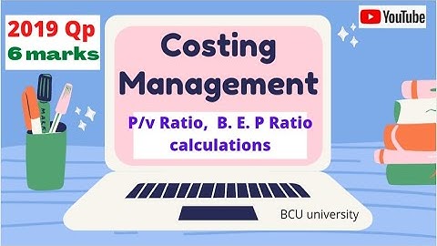 costing management || 2019(6marks) problem solution|| for B. com students|| BCU university. 😇