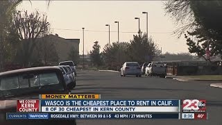 Wasco is the cheapest place to rent in CA