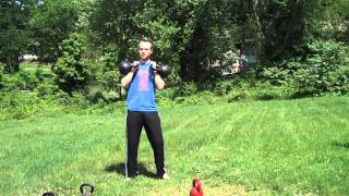 Alternating Overhead Press - 24 kg Kettlebells - Kettlebell Sholder Exercise