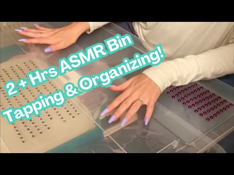 ASMR * 2+ HRs Tapping & Organizing our ASMR Bin!! * Soft Spoken Compilation 
