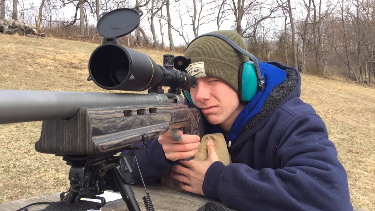 Me shooting a savage 6 5 x 284 bench rest model rifle youtube