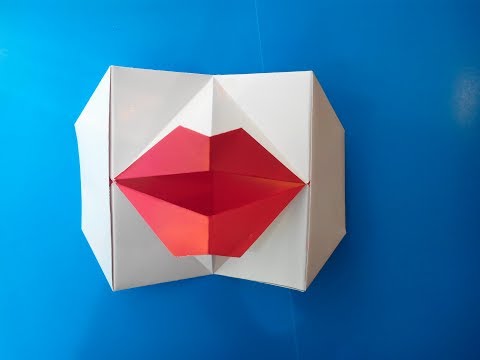 Оригами видео губы