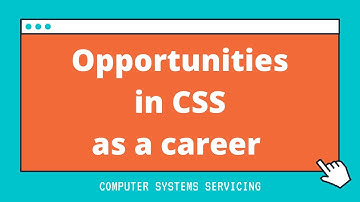 Opportunities in CSS as a Career Video Lecture