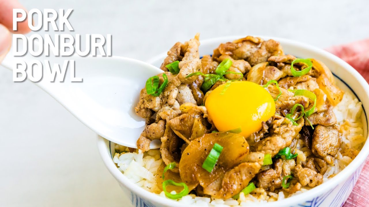 Pork Donburi Bowl