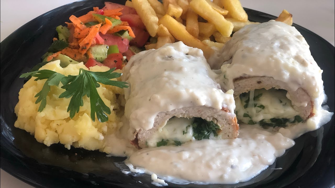 تشكن الا كيف من اروع الاطباق الغربية بشرح مفصل والطعم غرام chicken ala kiev mükemmel bir taarif😋
