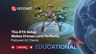 This Rtk Setup Makes Drones Land Perfectly Pixhawk 6C Demo With Geodnet