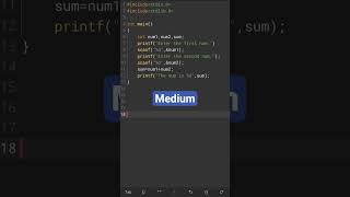 Find C programming Error with Error Code part 1#shorts