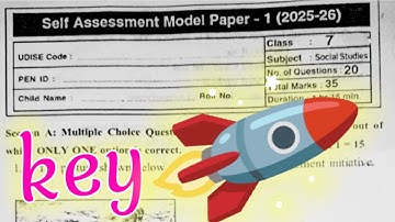 Zelfbeoordelingsmodel 1 7e klas sociale studies echte toets met antwoorden sleutelblad