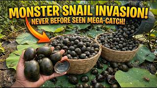 Monster Snails Invasion ! Never Before Seen MEGA- Catch !