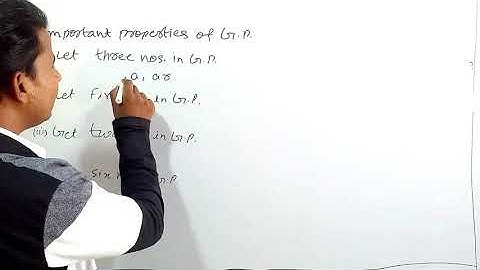 Let three numbers in GP class11 Maths #shorts