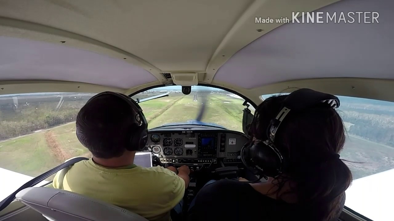 Gusty landing RWY12 at YBSU, Sunshine Coast