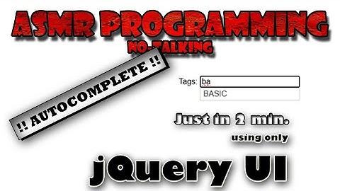 ASMR Programming: Create a Smooth Autocomplete Feature