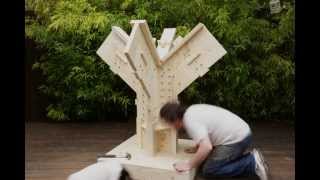 Plywood structural node