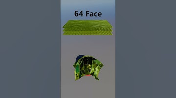 From 4 to 4096 Faces – Watch This Cloth Hug the Sphere! 🤯🧠 #3danimation #asmr #satisfying