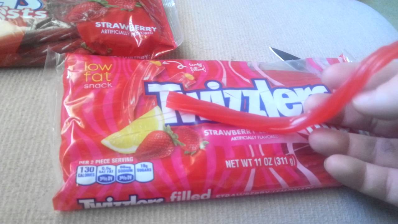 Twizzler Strawberry Lemonade taste test and review YouTube