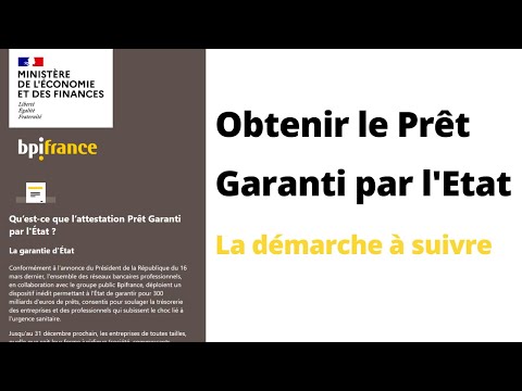 PGE : comment l’obtenir RAPIDEMENT ?