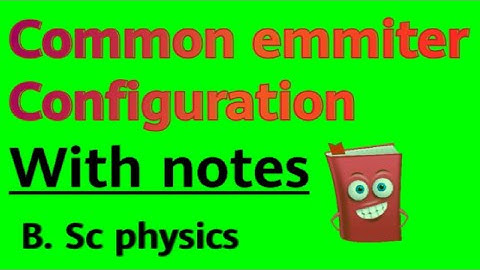 Common emmiter connection | LECTURE 4| B. Sc physics | Junction transistor | first step
