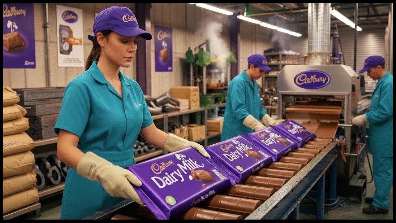 Inside Cadbury Dairy Milk Chocolate Factory  How Chocolate Is Made Step by Step Full