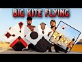 Big kite flying with friends ramzan2023maaz safdar bhe agaya 