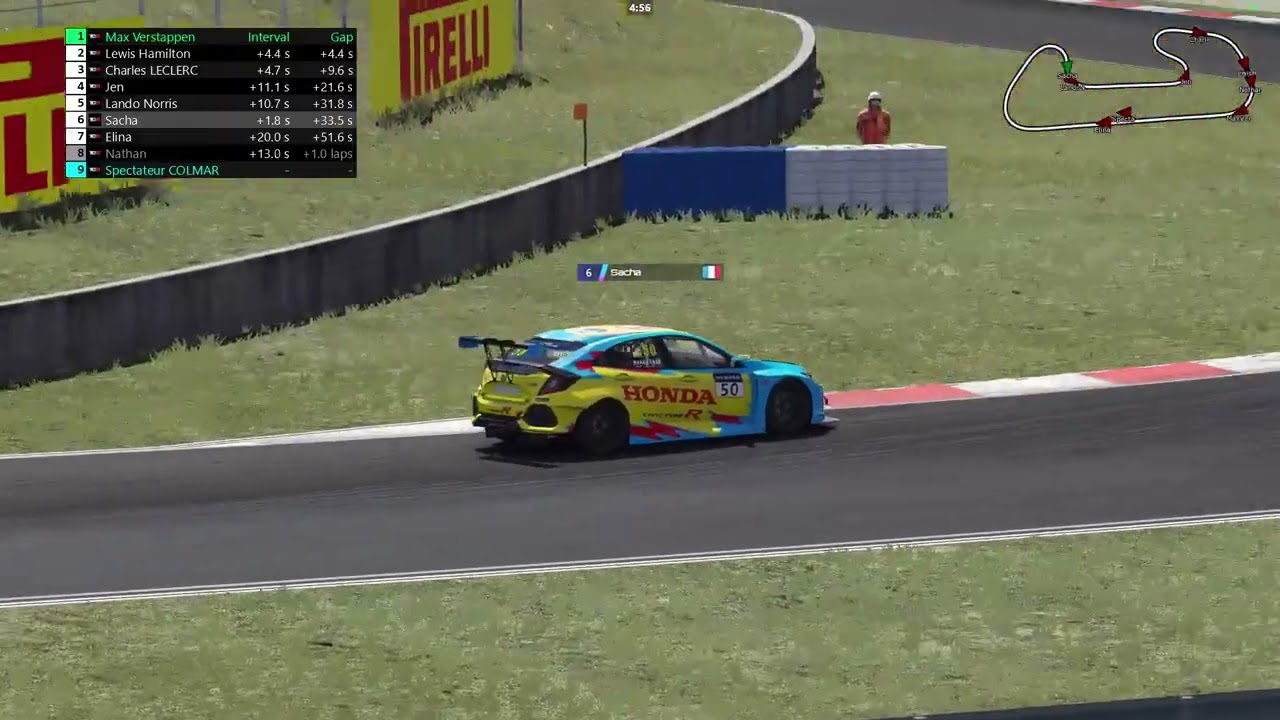 Legend Track Anniversaire Wurth Course 1 Honda Civic TCR - Okayama