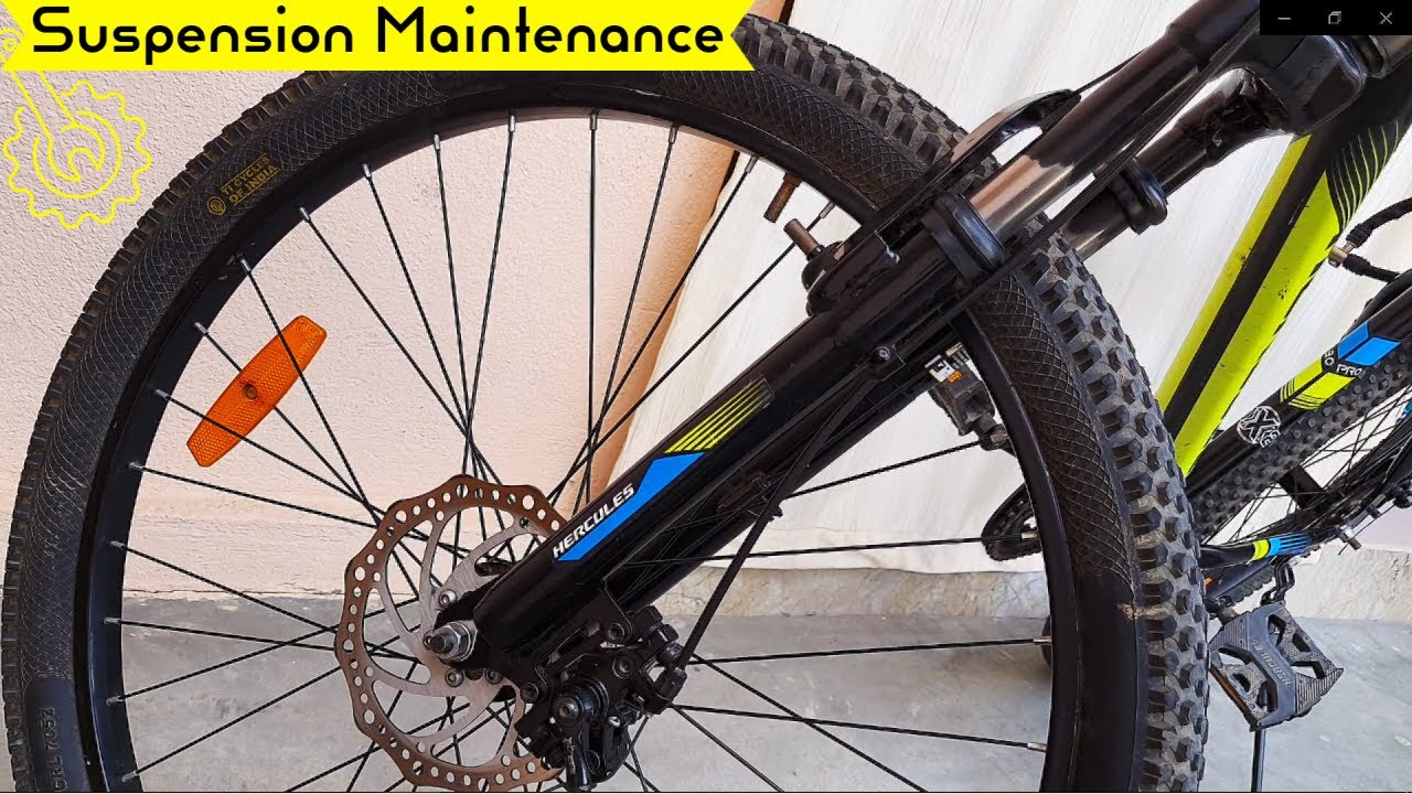 How to maintain cycle suspension / How to take care of cycle suspension