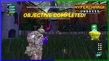 Hypercharge Unboxed - "Throw a missile Tracking Beacon through the tyre swing"