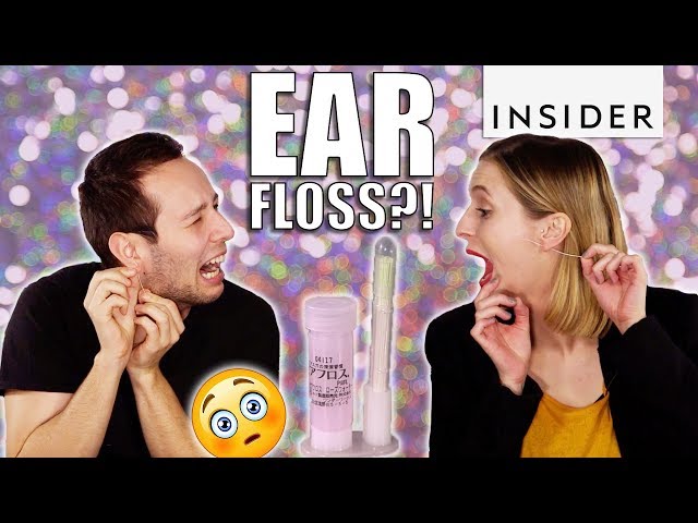 Brun Mursten inkompetence We Tried Flossing Our Pierced Ears - YouTube