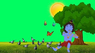 krishana Green screen  ,#krishana krishana flute music ,whatsapp status video screenshot 5