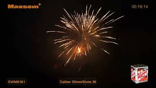 Maxsem Fireworks GWM6361 Happy (30mm 36shots) #fyp #fireworks #Tonglefireworks