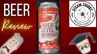 Steam Theory Brewing BEER REVIEW:🍻Threat Level Midnight🌘@steamtheorybrewingcompany5778 #beerreview