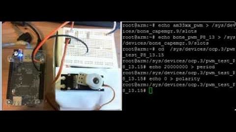 beaglebone black servo test