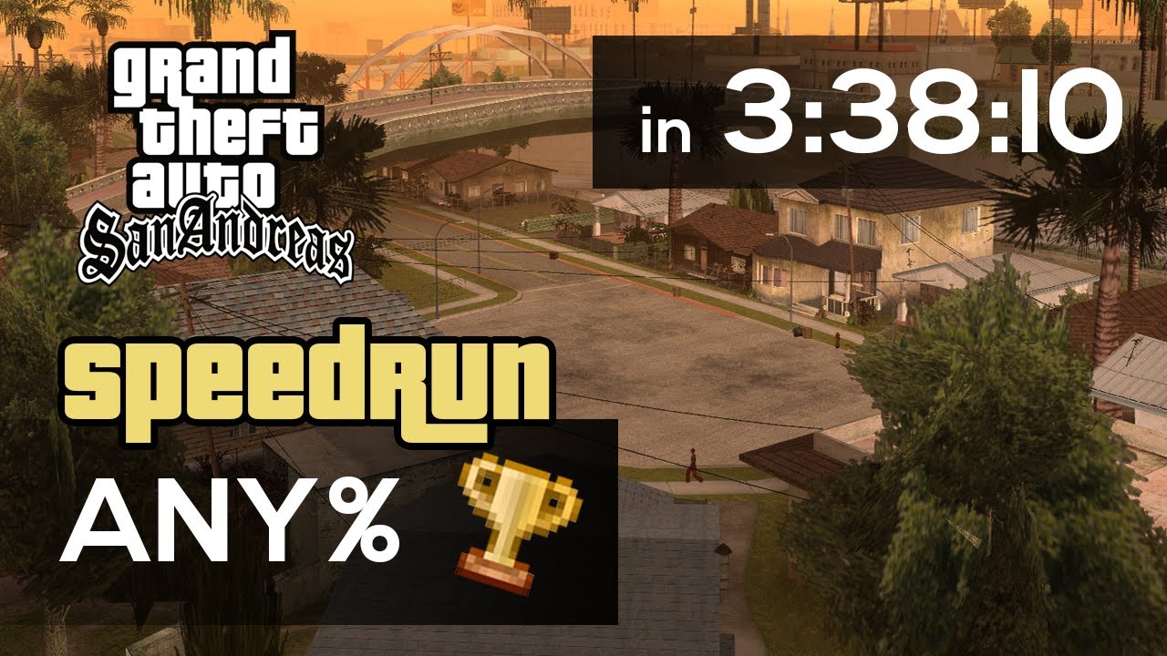 GTA San Andreas speedrun world record beaten by almost an hour