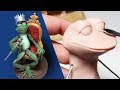 Sculpting and Painting a Frog Prince from Polymer Clay Timelapse Tutorial